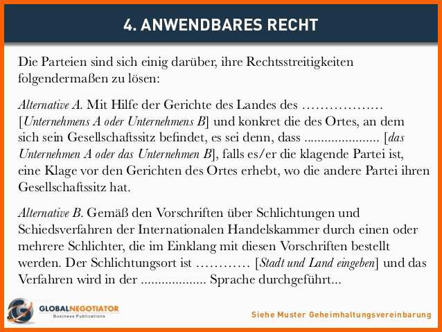 Angepasst Geheimhaltungsvereinbarung Muster Und Vorlage