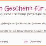 Angepasst Gutschein Vorlage Word Download