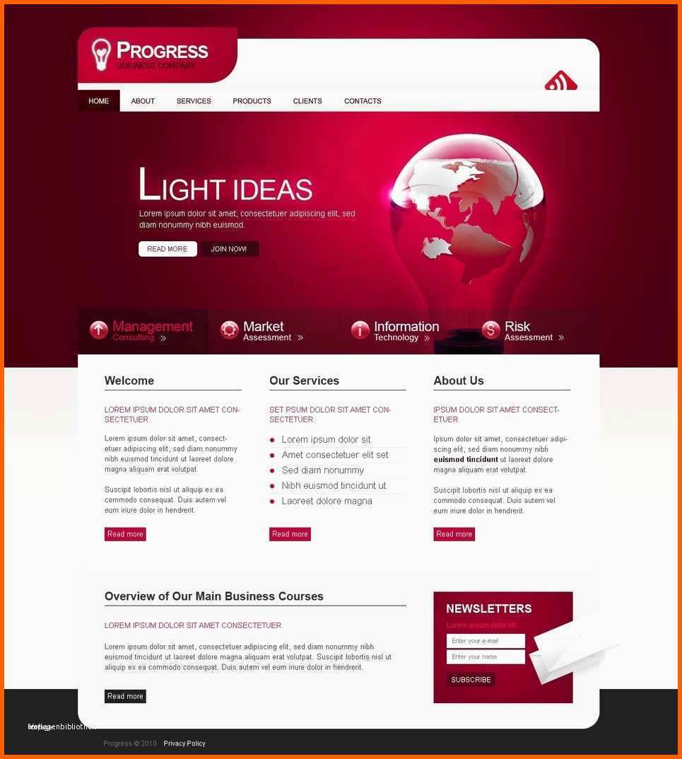 Angepasst HTML Website Vorlage Bewundernswert HTML Vorlage Website