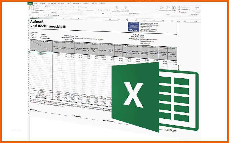 Angepasst Mobiles Aufmaßprogramm Für Excel Streit Datentechnik