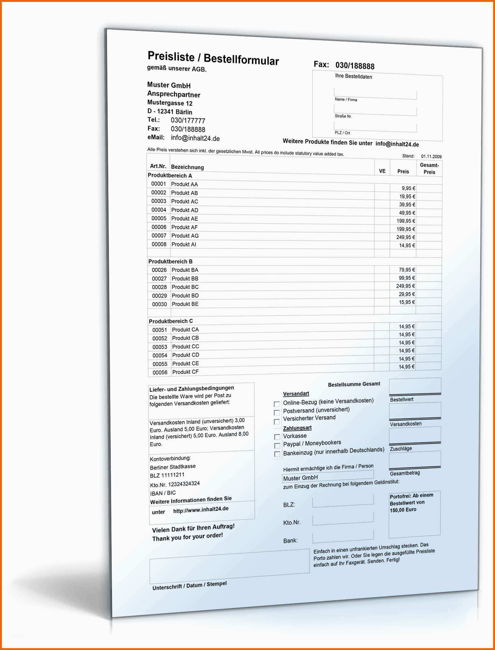 Angepasst Preisliste Vorlage Friseur Befriedigend Preisliste Mit