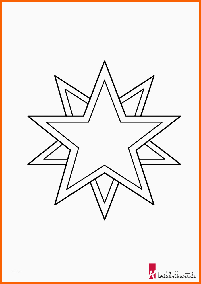 Angepasst Stern Vorlage Zum Ausdrucken Pdf Sternvorlagen Kribbelbunt