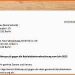 Angepasst Widerspruch Einlegen Vorlage Papacfo