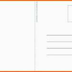 Angepasst Word Vorlage Postkarte Rückseite – Wordde