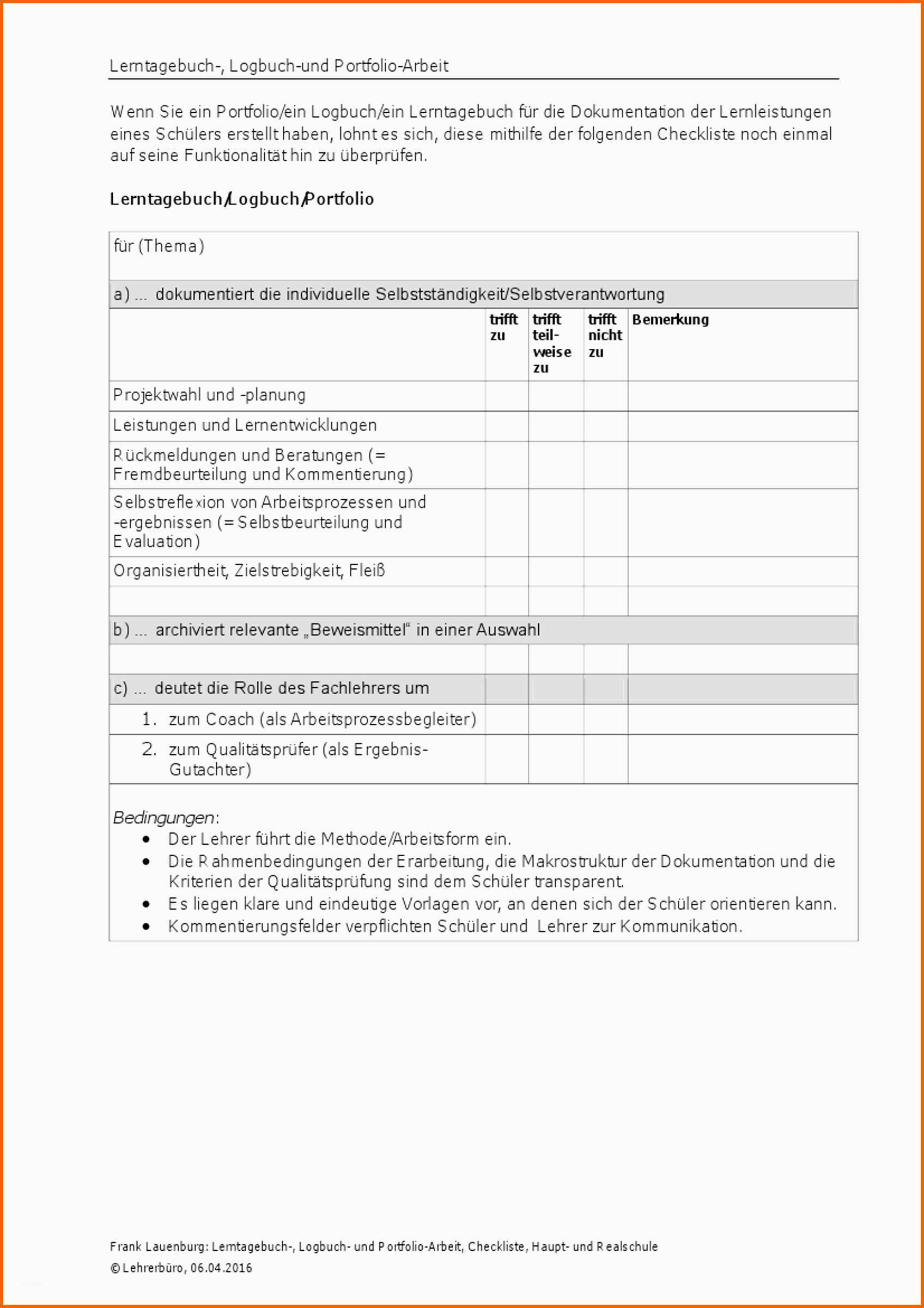 Atemberaubend 10 Lerntagebuch Grundschule Beispiel