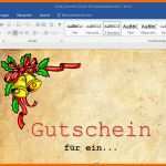 Atemberaubend 10 Vorlage Gutschein Reise Word