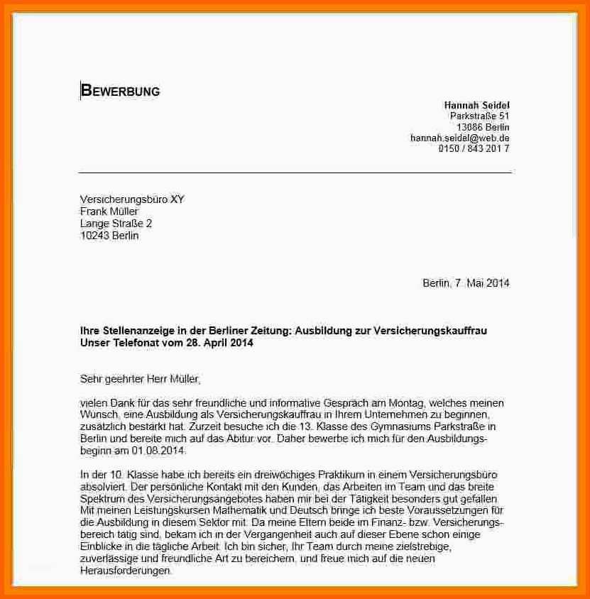 Atemberaubend 15 Initiativbewerbung Sachbearbeiter Muster