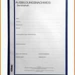 Atemberaubend 20 Ausbildungsnachweis Deckblatt