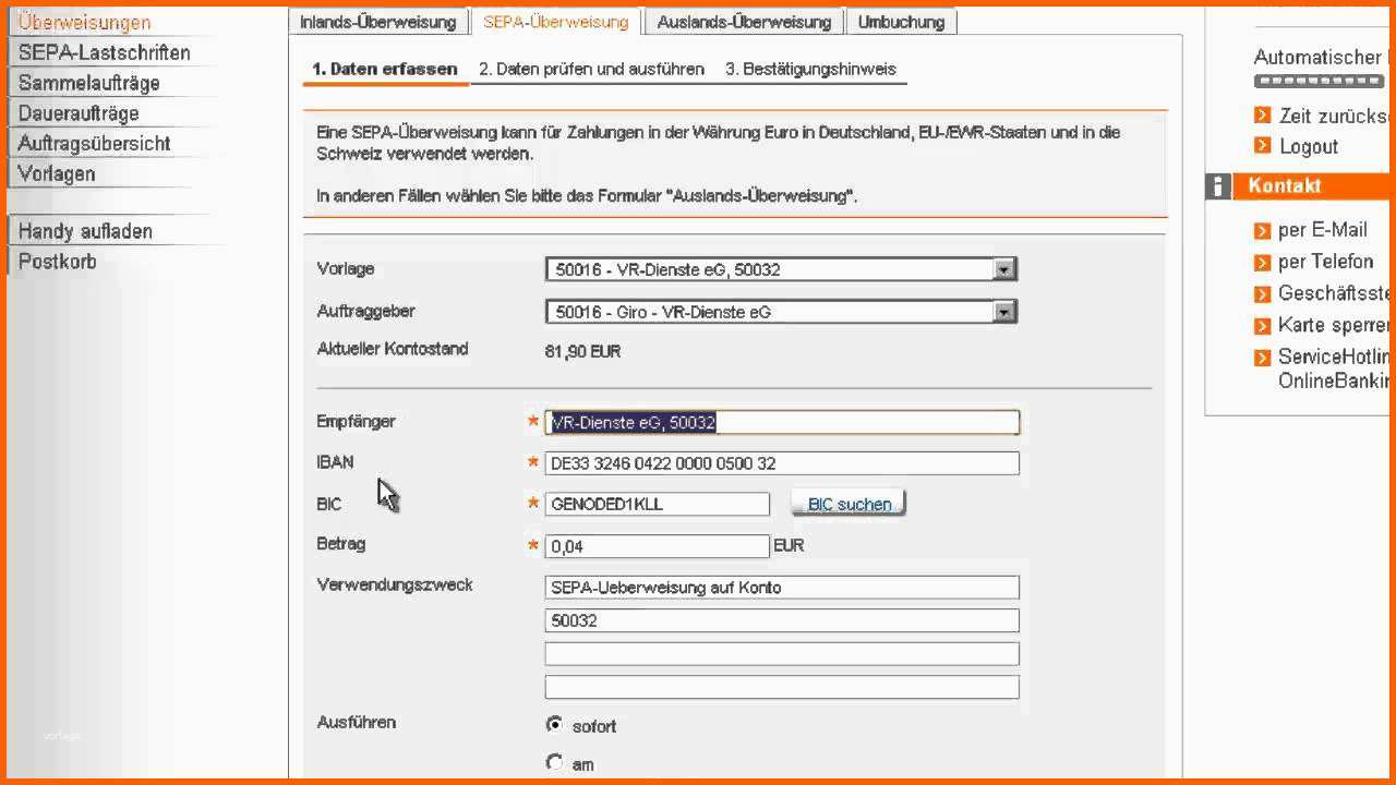 Atemberaubend 28 Vorlage Sepa Berweisung Kostenlos Bodhi Vorlage Site
