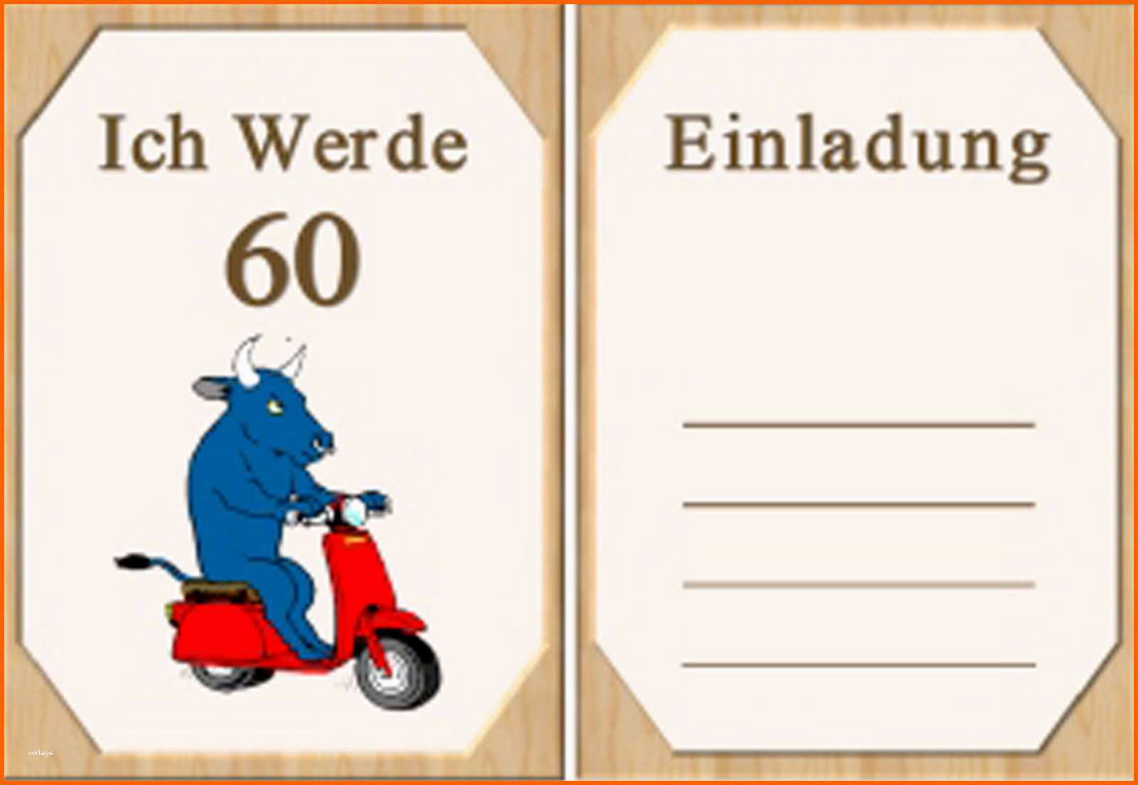 Atemberaubend 60 Geburtstag Einladung Kostenlos Vorlagen