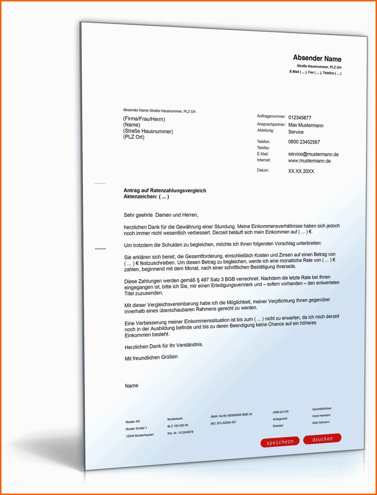 Atemberaubend Antrag Ratenzahlungsvergleich