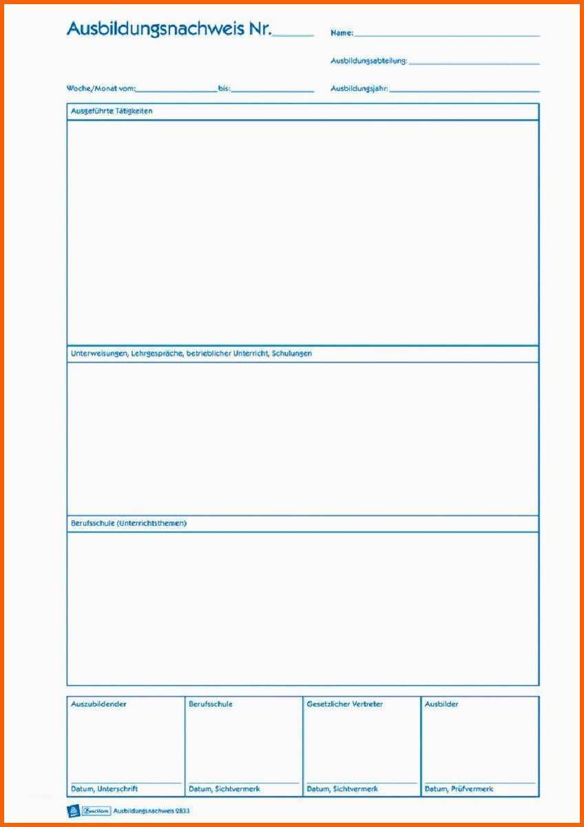 Atemberaubend Berichtsheft Deckblatt Pdf Ebenbild – Ihk Berichtsheft