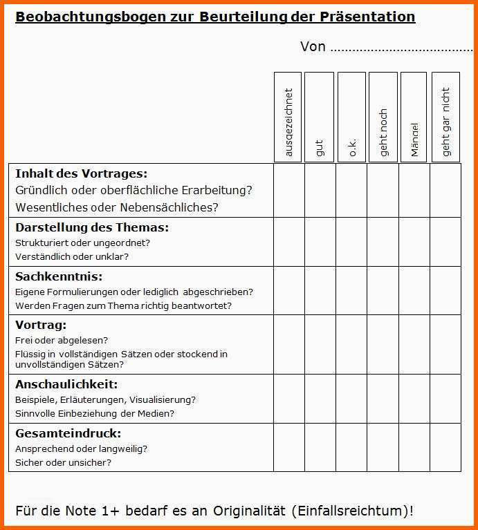 Atemberaubend Beurteilung Einer Präsentation Chemiezauber