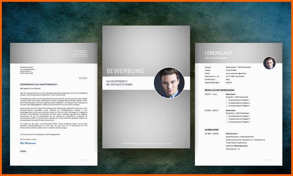 Atemberaubend Bewerbung Muster Professionelle Design Vorlagen