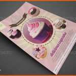 Atemberaubend Cafe Bäckerei Flyer Vorlage