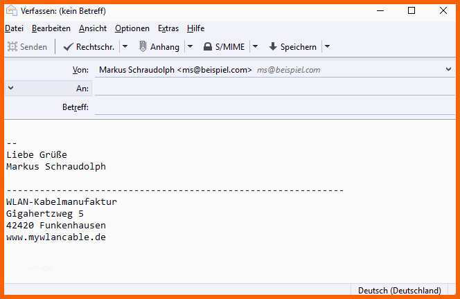 Atemberaubend E Mail Signatur Vorlage Geschäftlich Wunderschönen