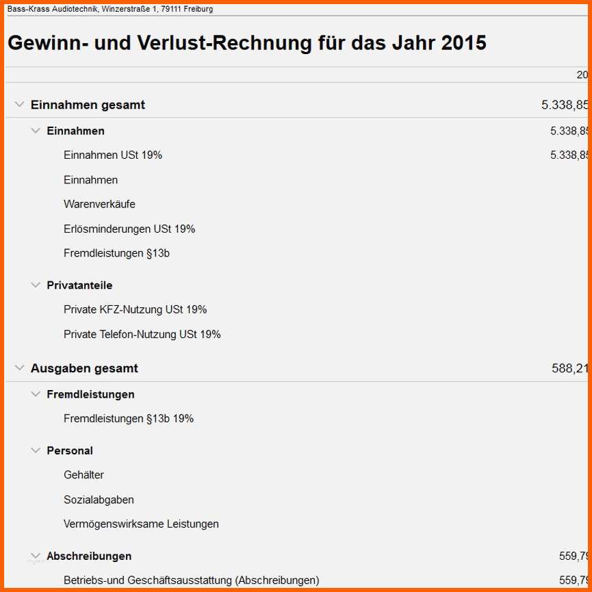 formlose gewinnermittlung vorlage excel einzigartig gewinn und verlustrechnung gewinnermittlung