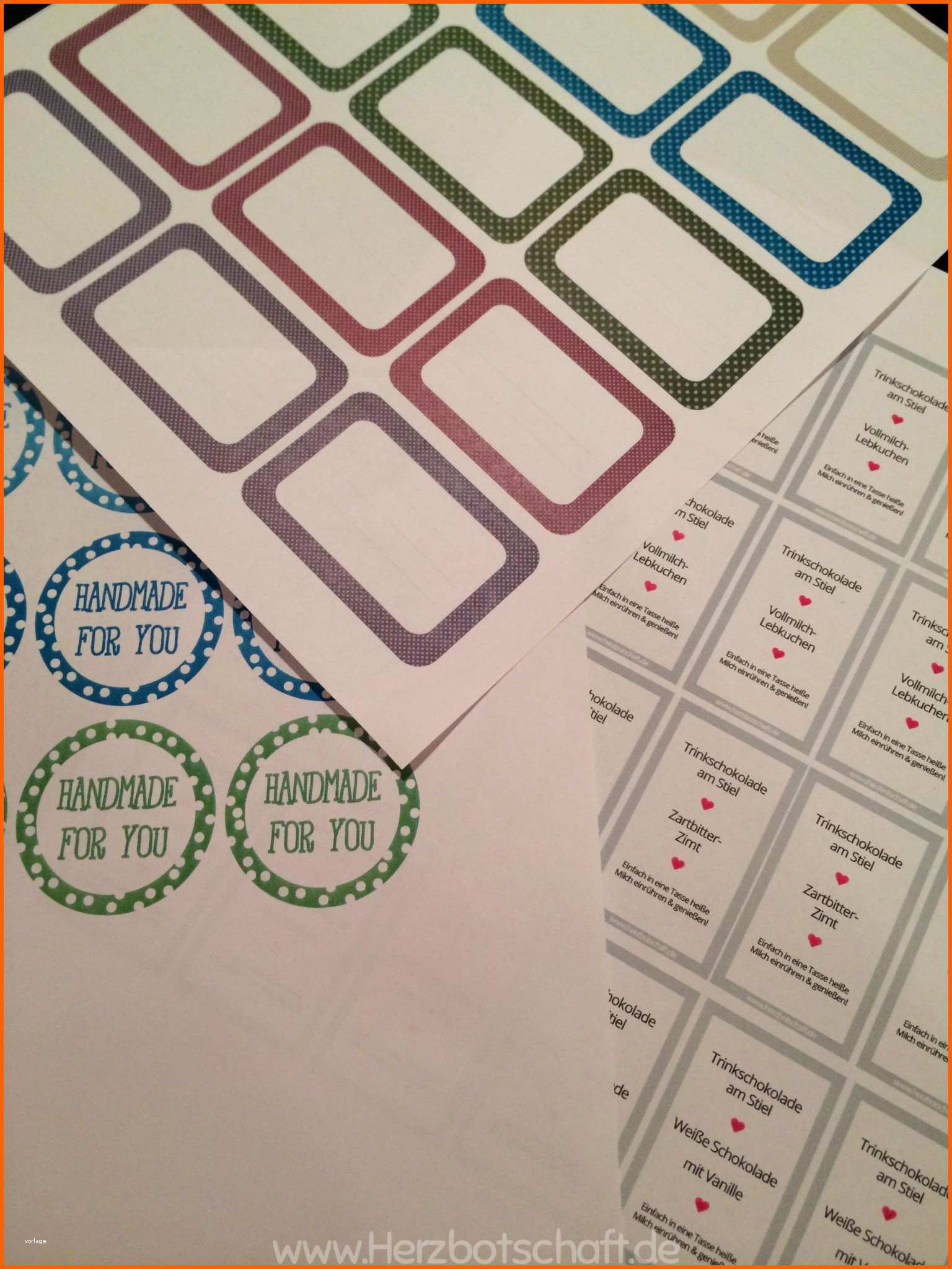 Atemberaubend Freebies Etiketten Und Verpackungen Zum Ausdrucken