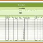 Atemberaubend Kassenbuch Mit Excel