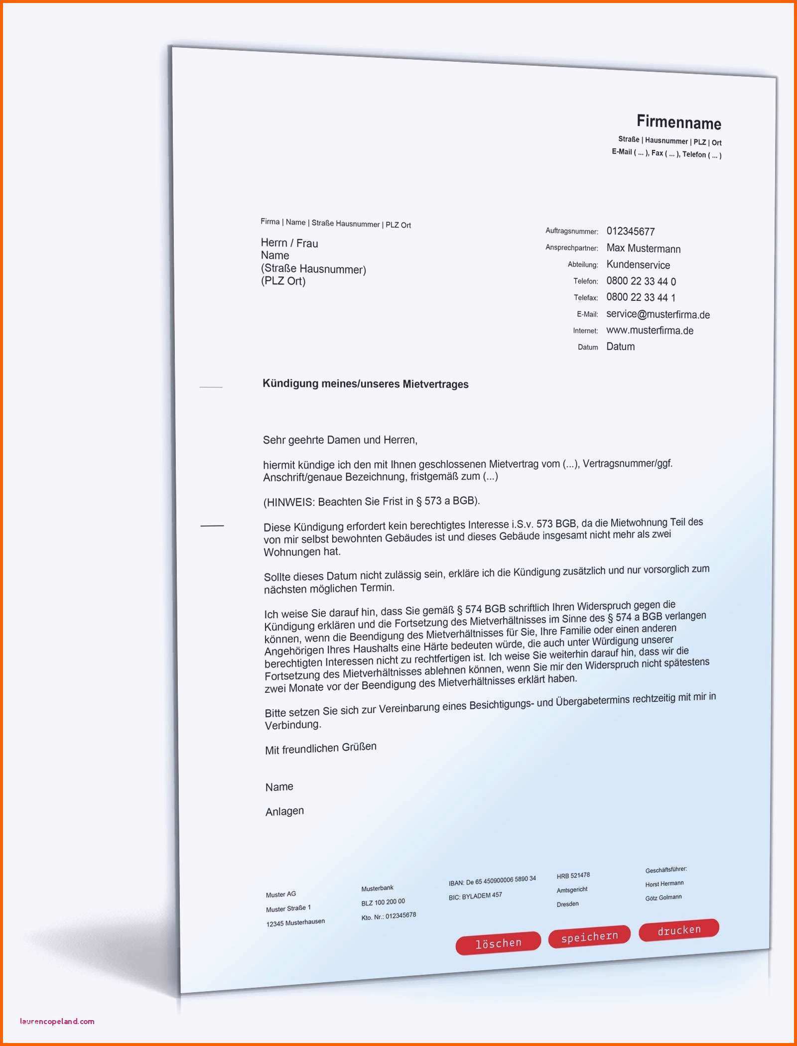 Atemberaubend Kundigung Strom Umzug Vorlage Absender Adressat