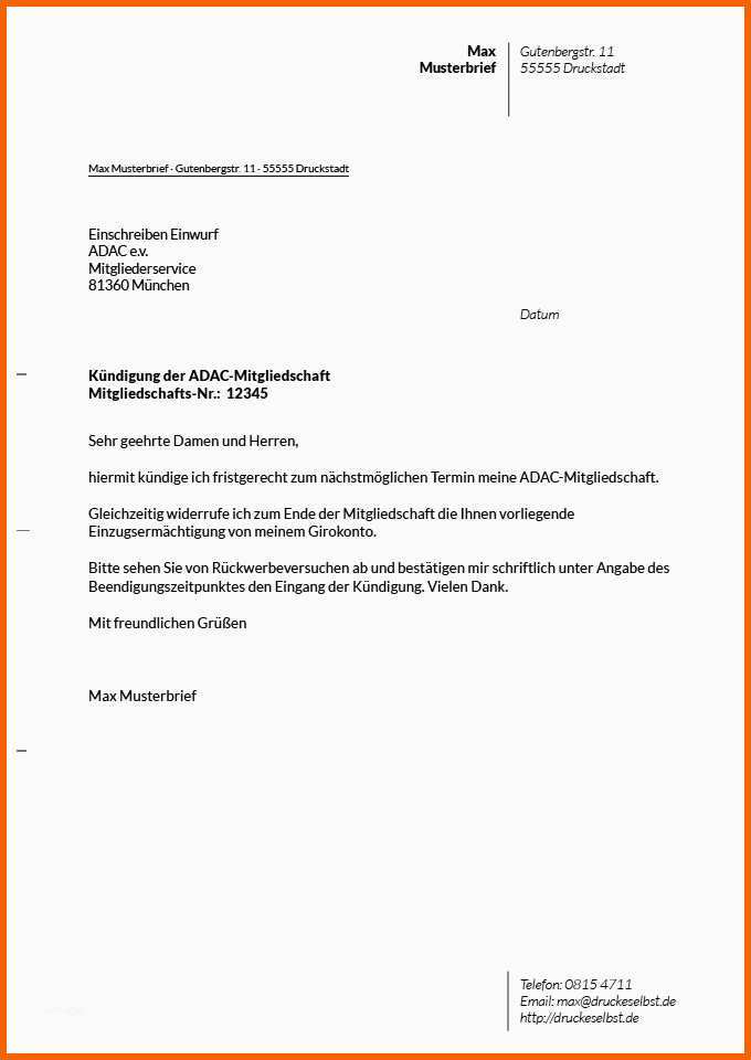 Atemberaubend Kündigungsschreiben Vorlage österreich