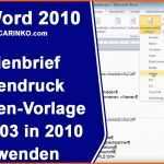 Atemberaubend Ms Word Serienbrief Seriendruck Etiketten Vorlage Aus 2003