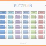 Atemberaubend Putzplan Zum Ausdrucken Pdf Word Wichtig