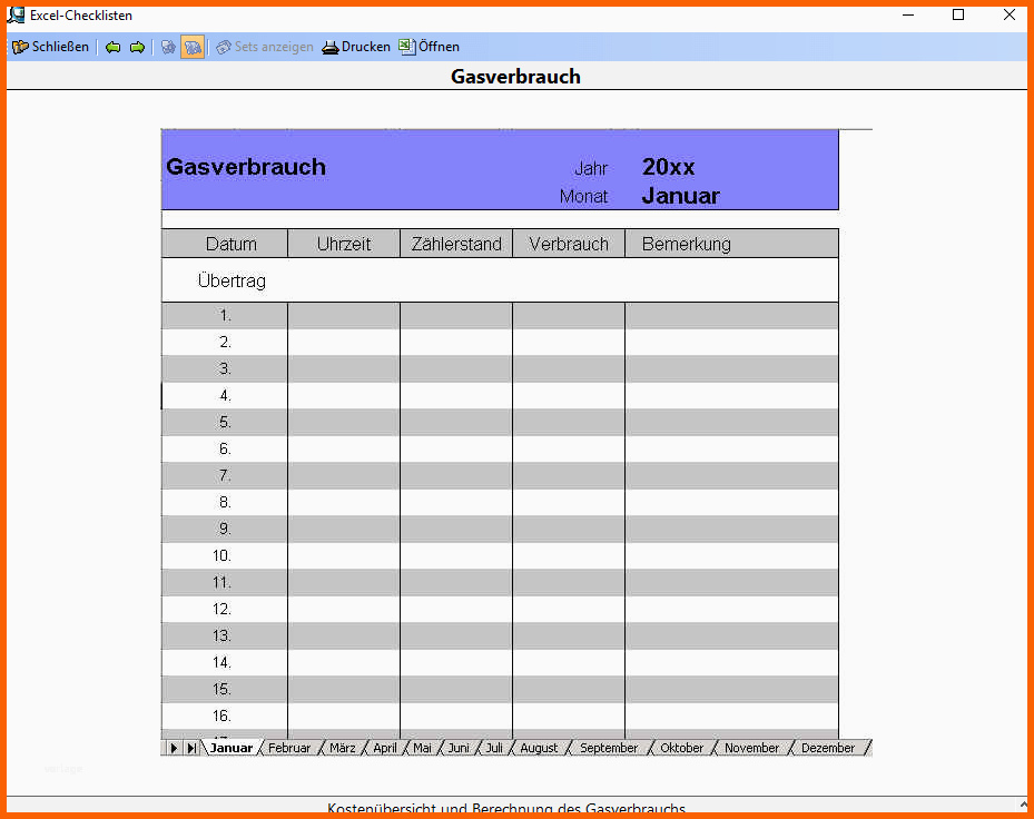 Außergewöhnlich 14 Checkliste Excel