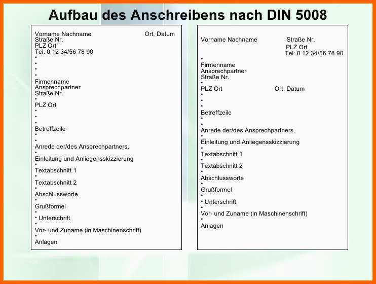 Außergewöhnlich 15 Geschäftsbrief Din 5008 Aufbau