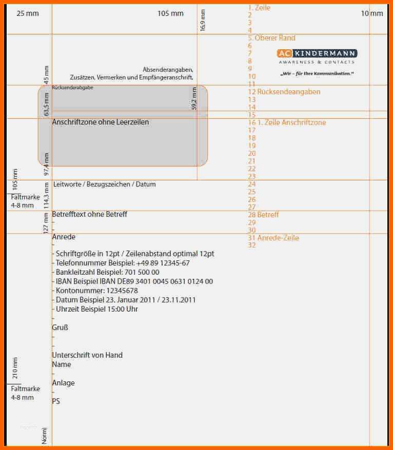 Außergewöhnlich 17 Geschäftsbrief Nach Din 5008 Muster