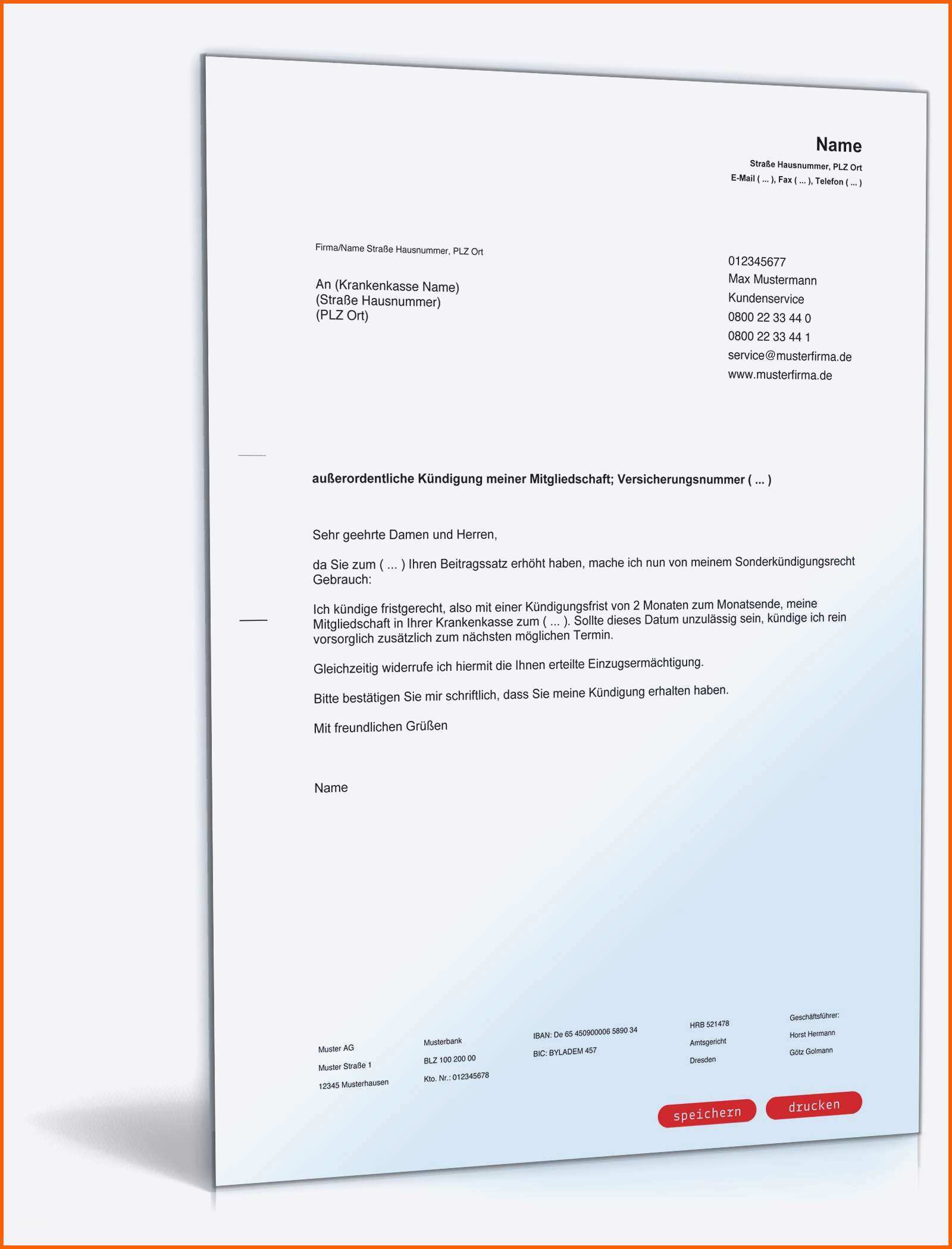 Außergewöhnlich 18 Hausarztprogramm Kündigen Vorlage