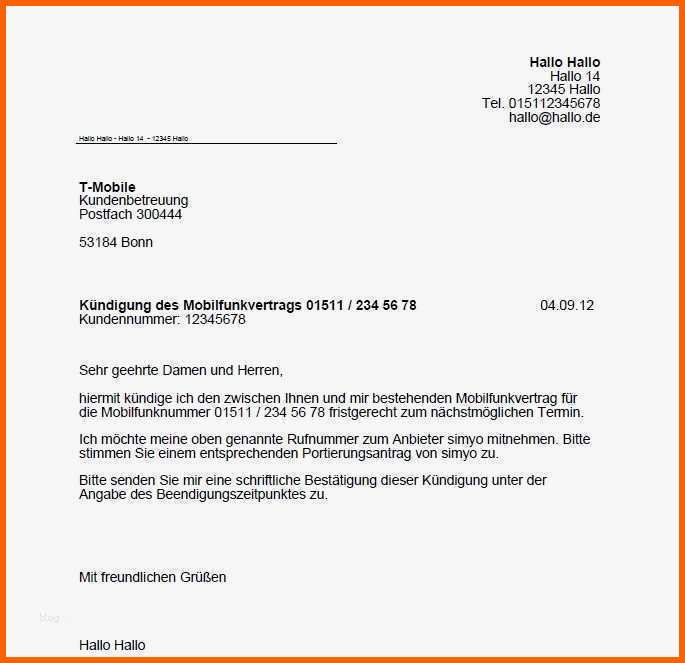 Außergewöhnlich 38 Wunderbar Kündigung Internet Umzug Vorlage Bilder