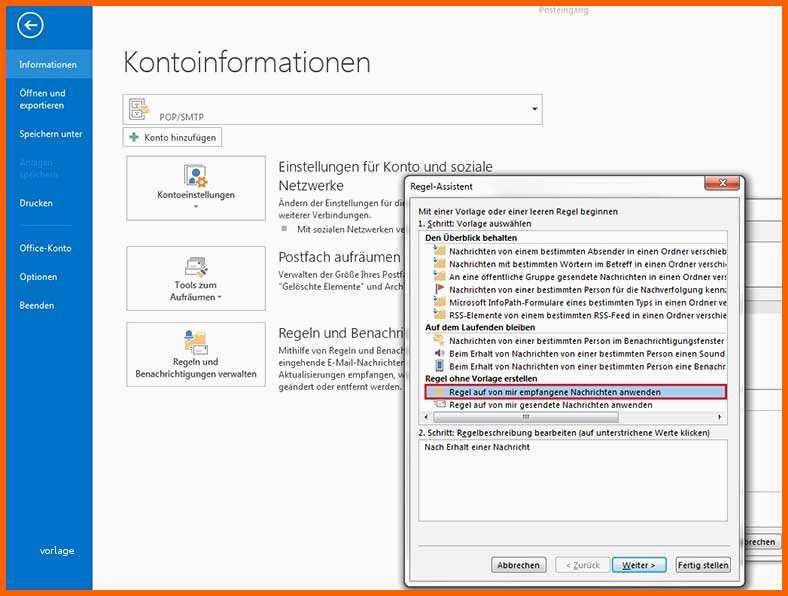 Außergewöhnlich Abwesenheitsnotiz In Outlook 2013 Einrichten Dashoefer
