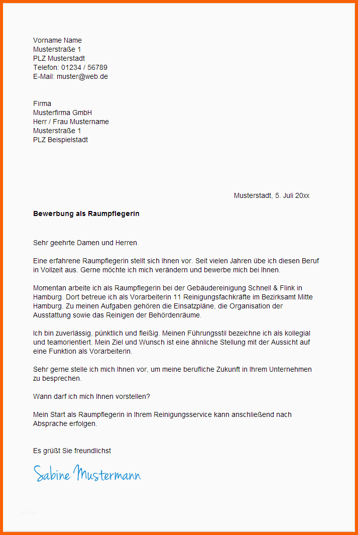 Außergewöhnlich Bewerbungsschreiben