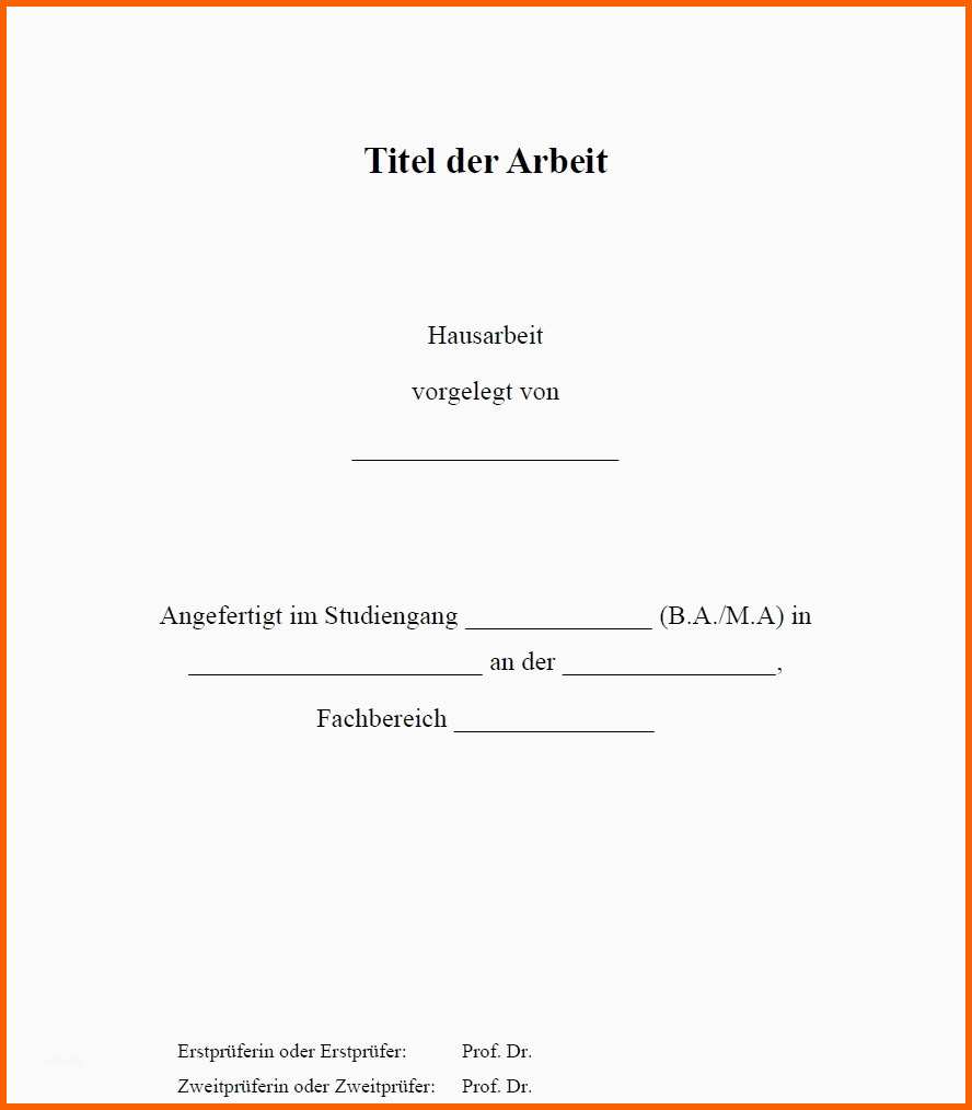 Außergewöhnlich Deckblatt Gestalten Design