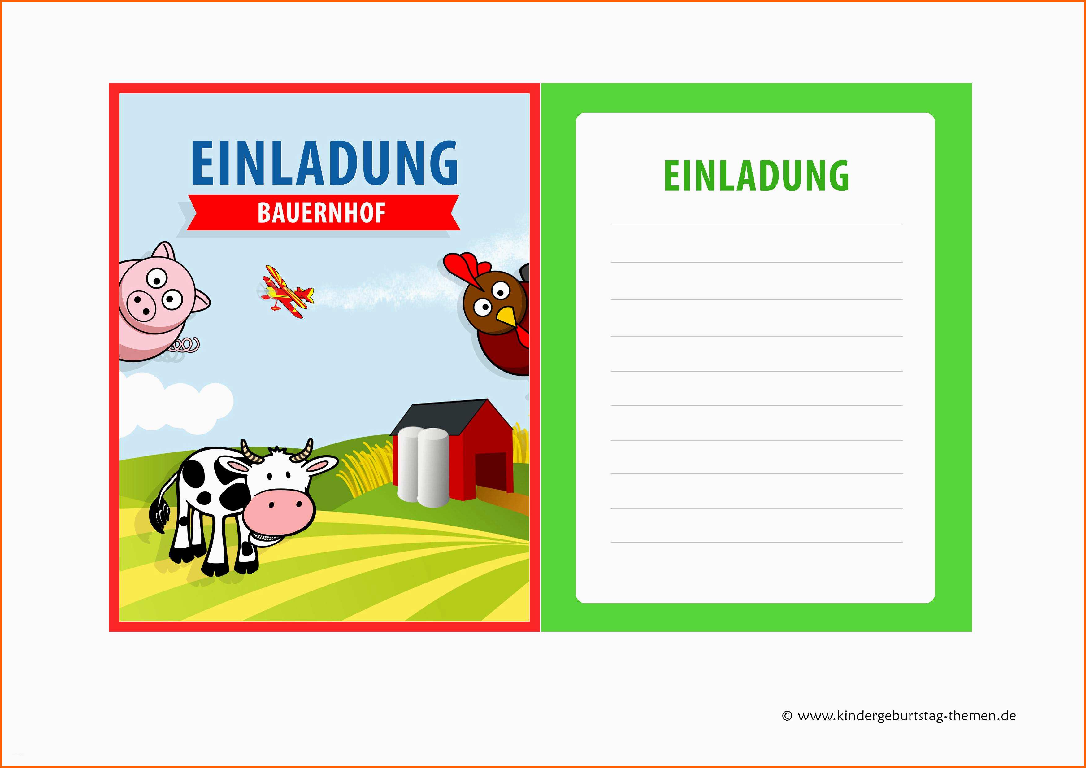 Außergewöhnlich Einladung Geburtstag Vorlage