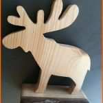 Außergewöhnlich Elch Aus Holz