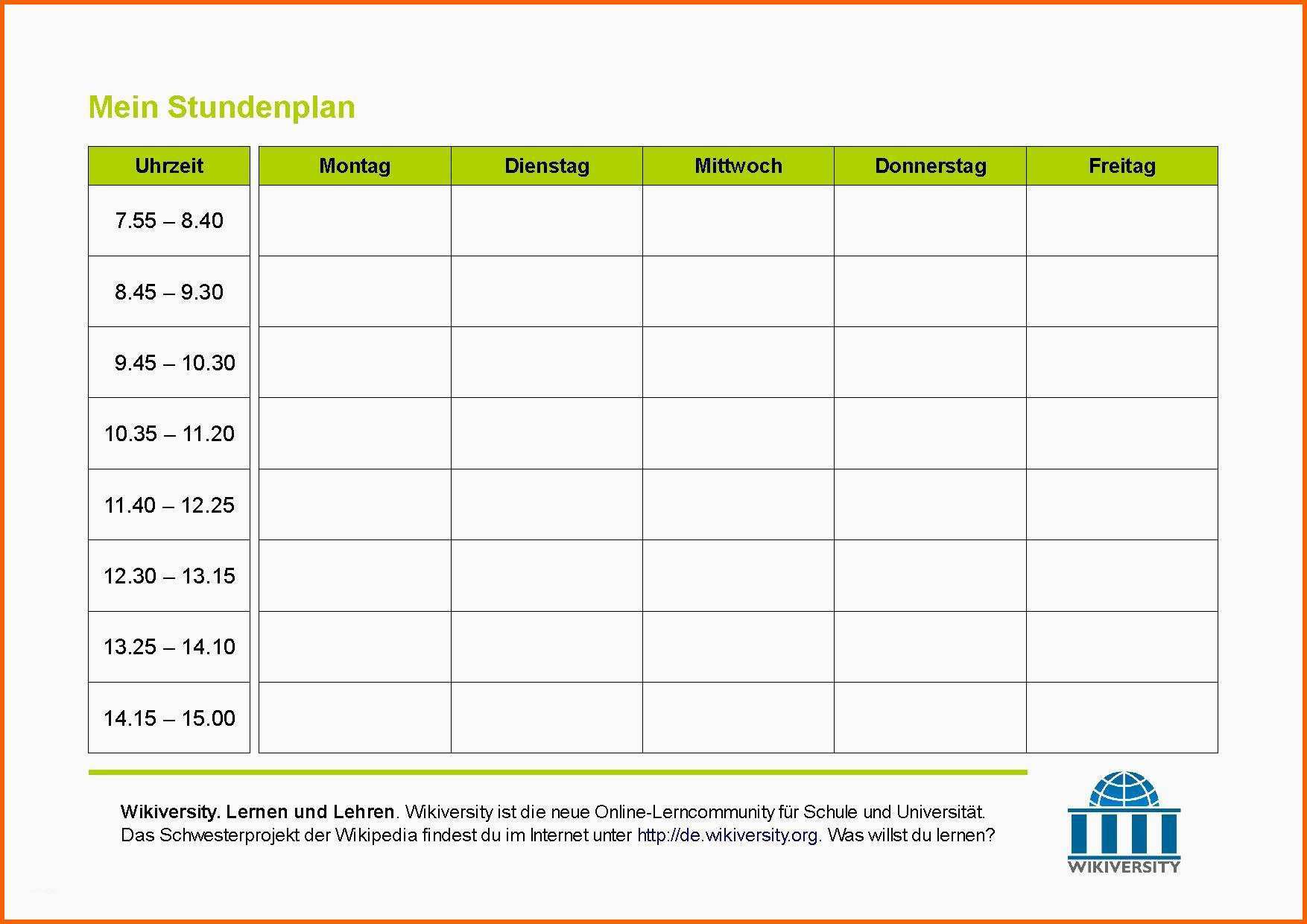 Außergewöhnlich File Wikiversity Stundenplan Oberstufe Pdf Wikimedia Mons