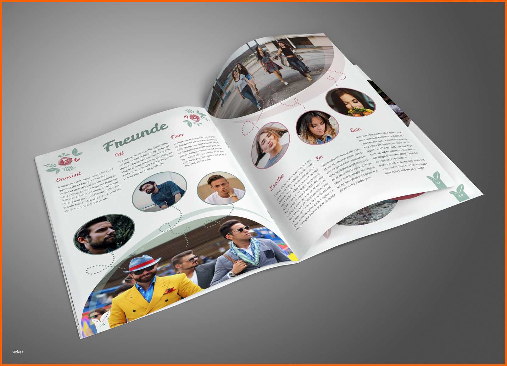 Außergewöhnlich Hochzeitszeitung Vorlagen Für Powerpoint & Indesign