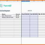 Außergewöhnlich Neu Arbeitsplan Vorlage Excel — Omnomgno