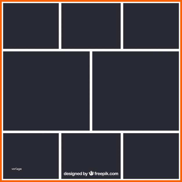 Außergewöhnlich Schwarze Fotorahmen Collage Vorlage