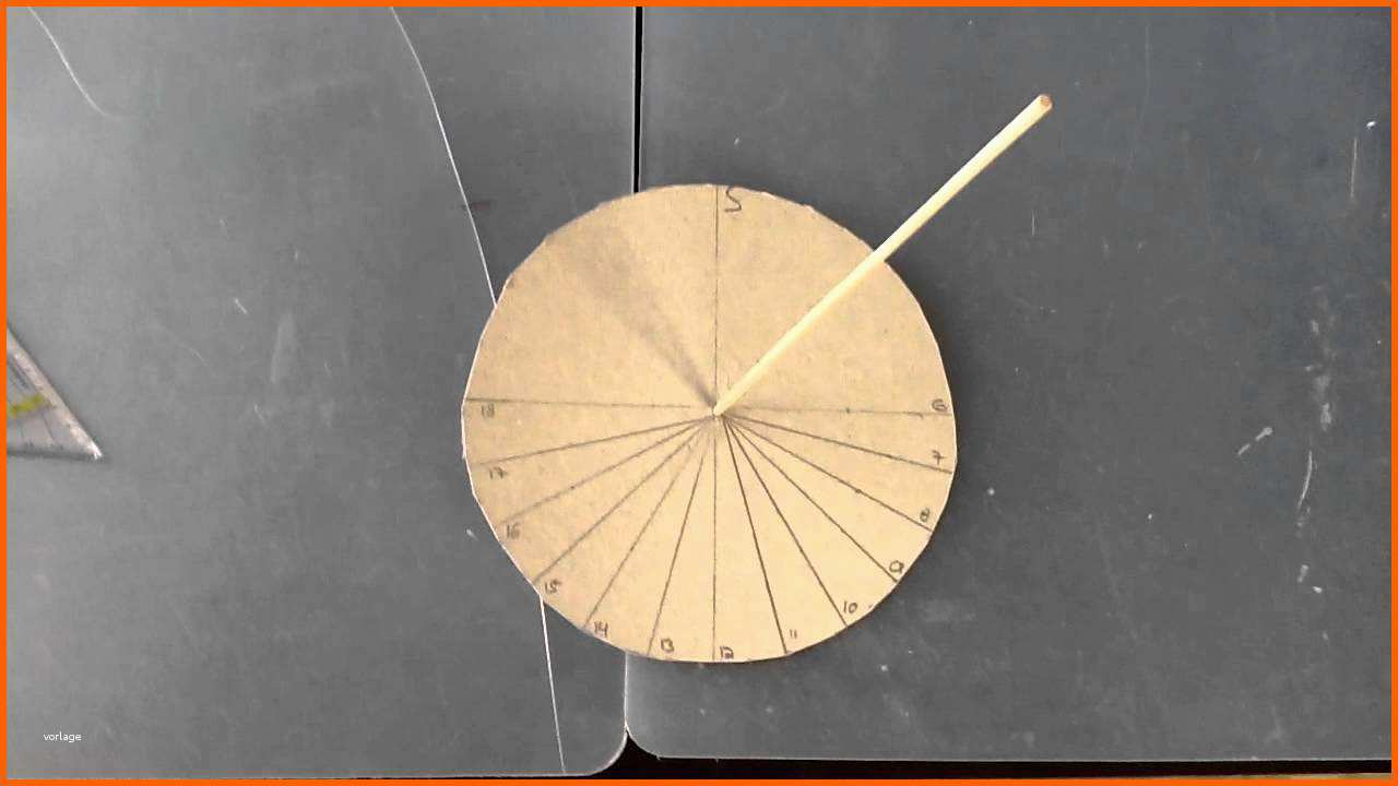 Außergewöhnlich sonnenuhr Basteln sonnenuhr Bauen Bastelanleitung