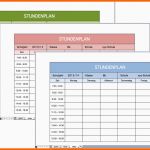 Außergewöhnlich Stundenplan Für Schule Als Excel Vorlage