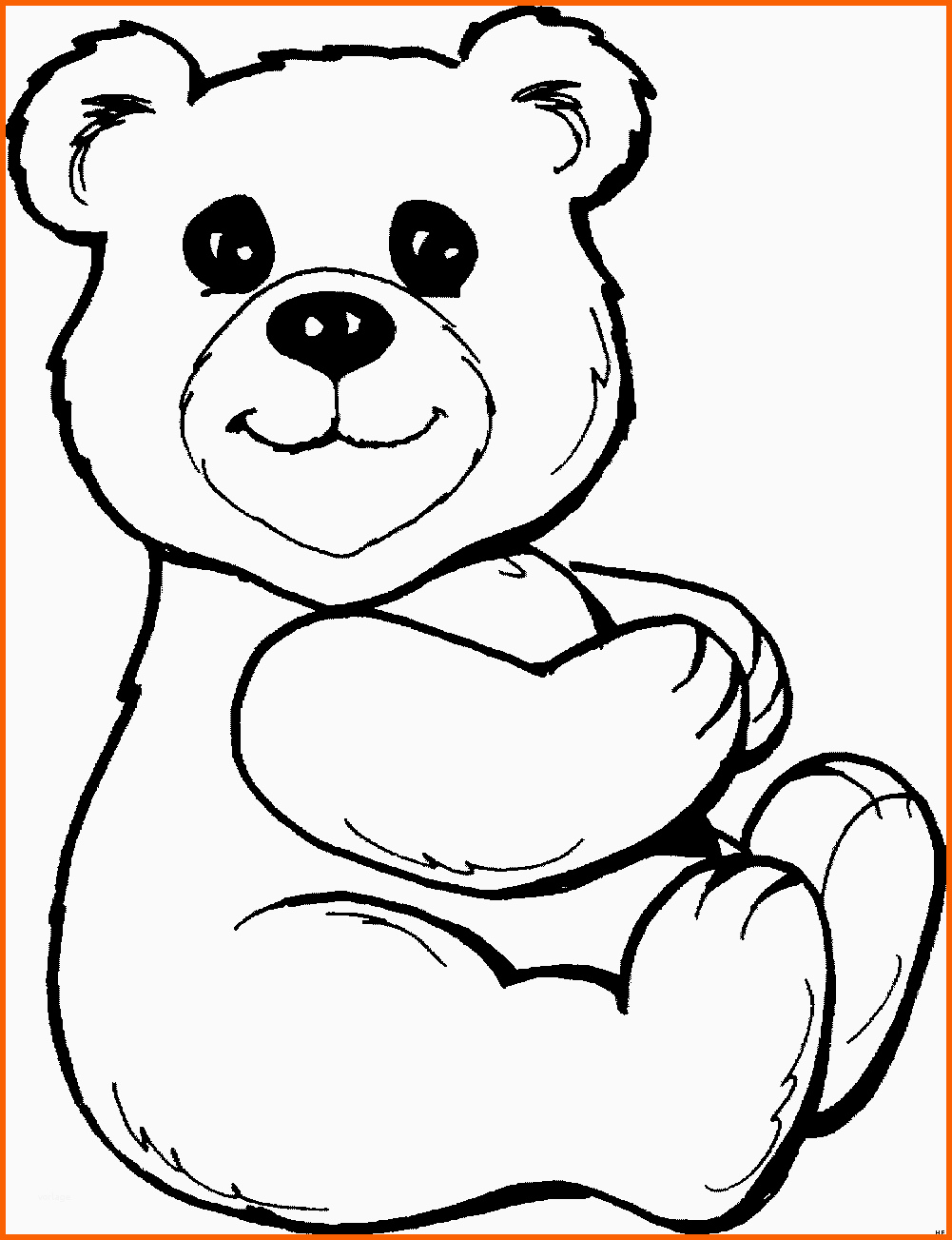 Außergewöhnlich Suesser Teddybaer 3 Ausmalbild & Malvorlage Tiere