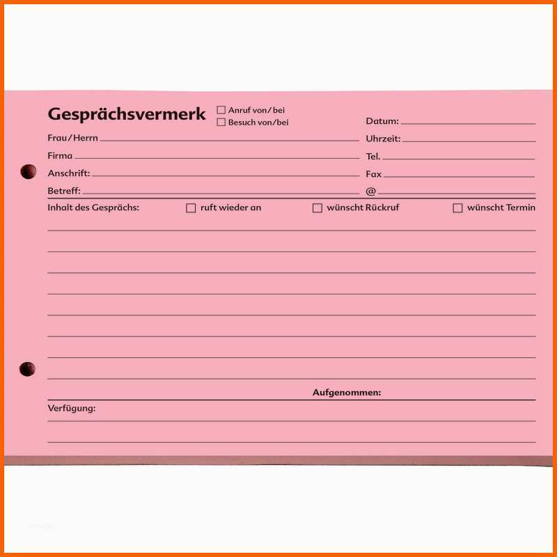 Außergewöhnlich Telefonnotiz Gesprächsnotiz & Gesprächsvermerk formulare