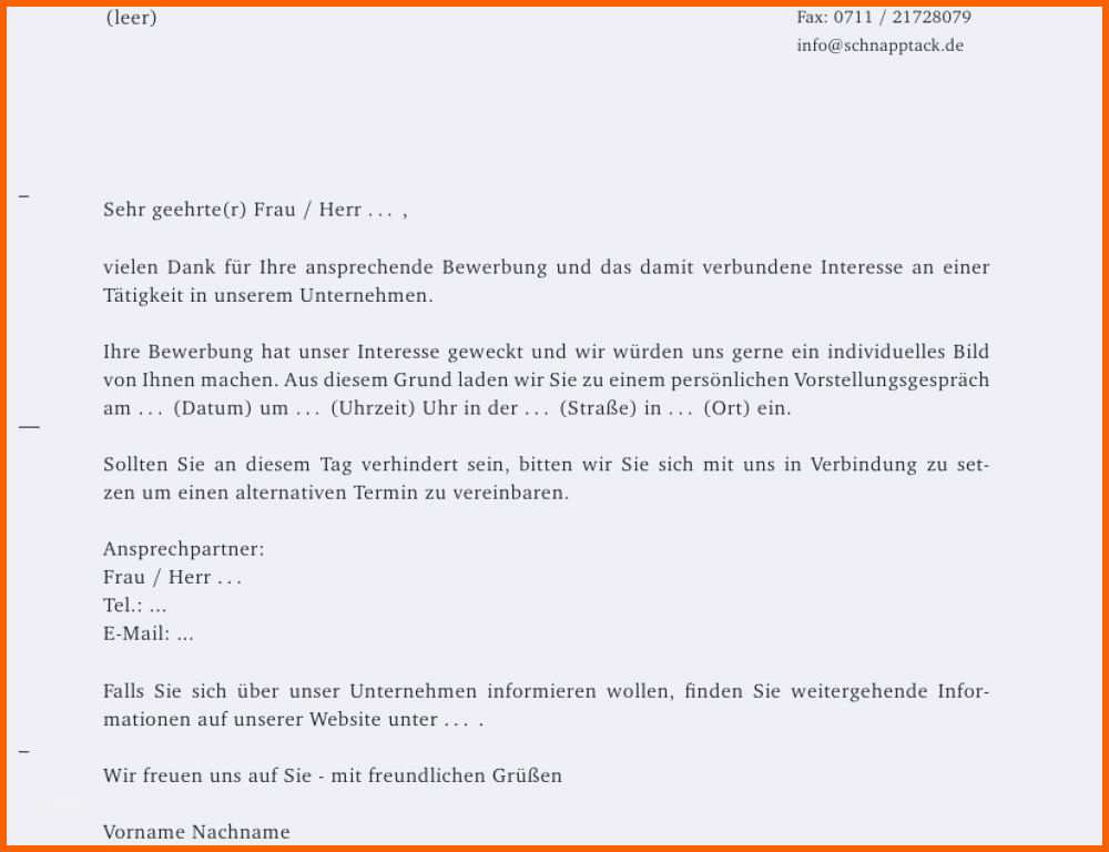 Außergewöhnlich Vorlage Absage Bewerbung