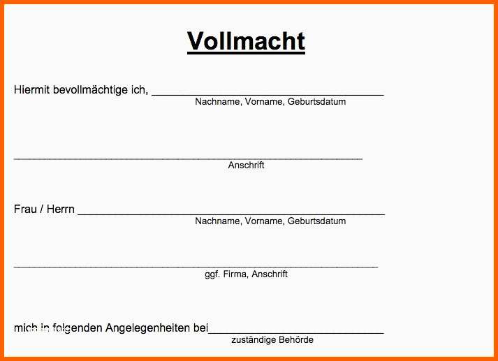 Außergewöhnlich Vorlage Widerruf Versicherung Fabelhafte 12 Vollmacht