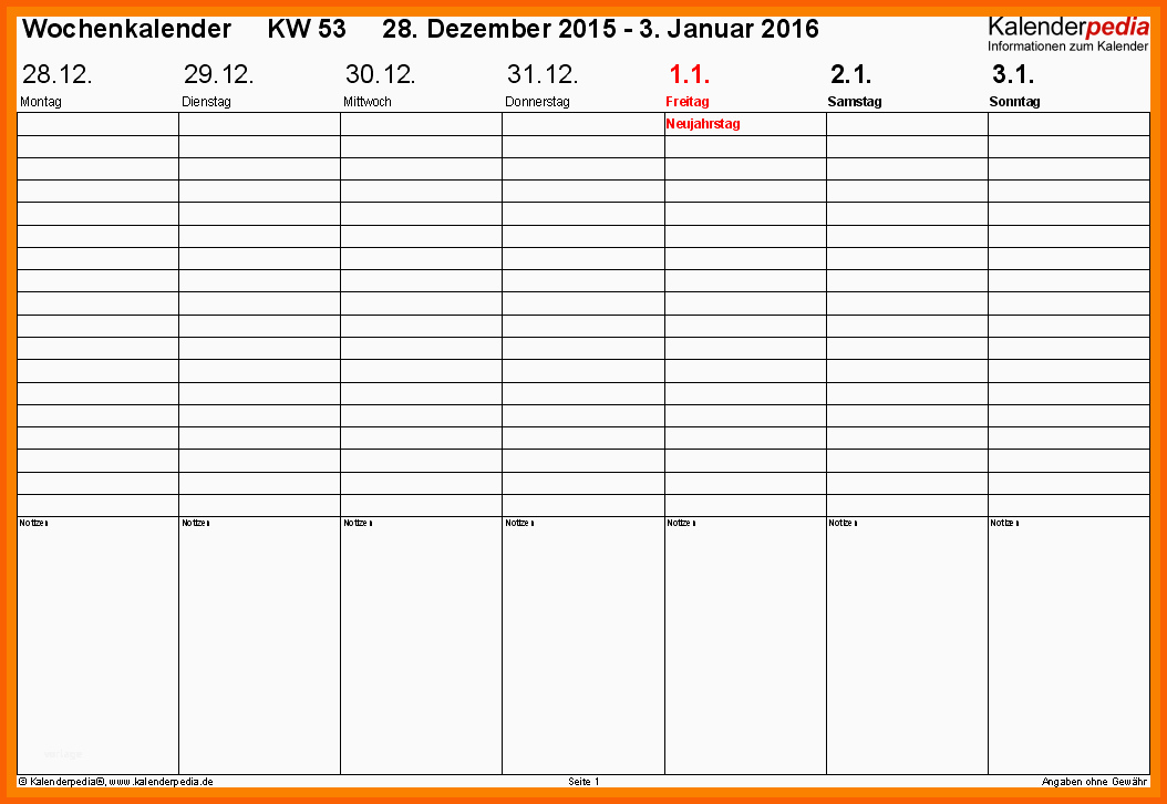 Ausgezeichnet 12 Wochenplan Vorlage Excel