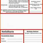 Ausgezeichnet 15 Notfallausweis Vorlage