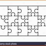 Ausgezeichnet 15 Weiße Rätsel Stücke In Einem Rechteck Angeordnet